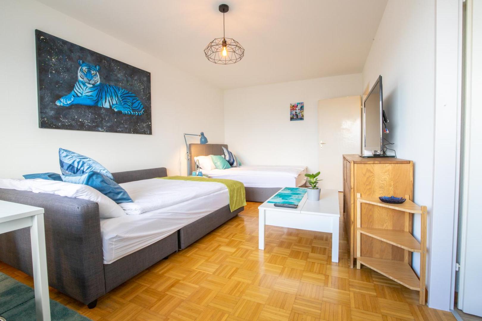 Special Blue Tiger Apartment Basel, Messe Kleinbasel 10-Star Exteriör bild